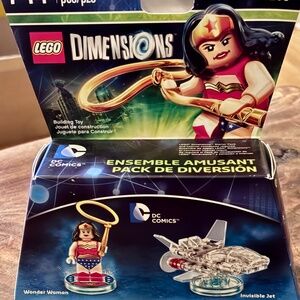 LEGO DIMENSIONS 71209 DC Comics "Wonder Woman and Invisible Jet" UNOPENED